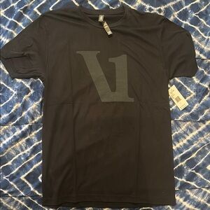 Vuori Black Short Sleeve Tee with Subtle Logo